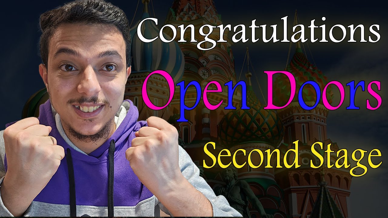 اجتياز اختبار منحة اوبن دورز الروسية المرحلة الثانية || How to PASS Open Doors Second Stage 2026