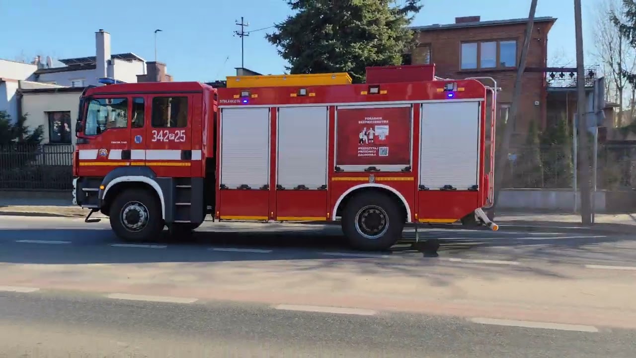 Alarmowo 342[P]25 z JRG 2 Kalisz do pożaru kotłowni