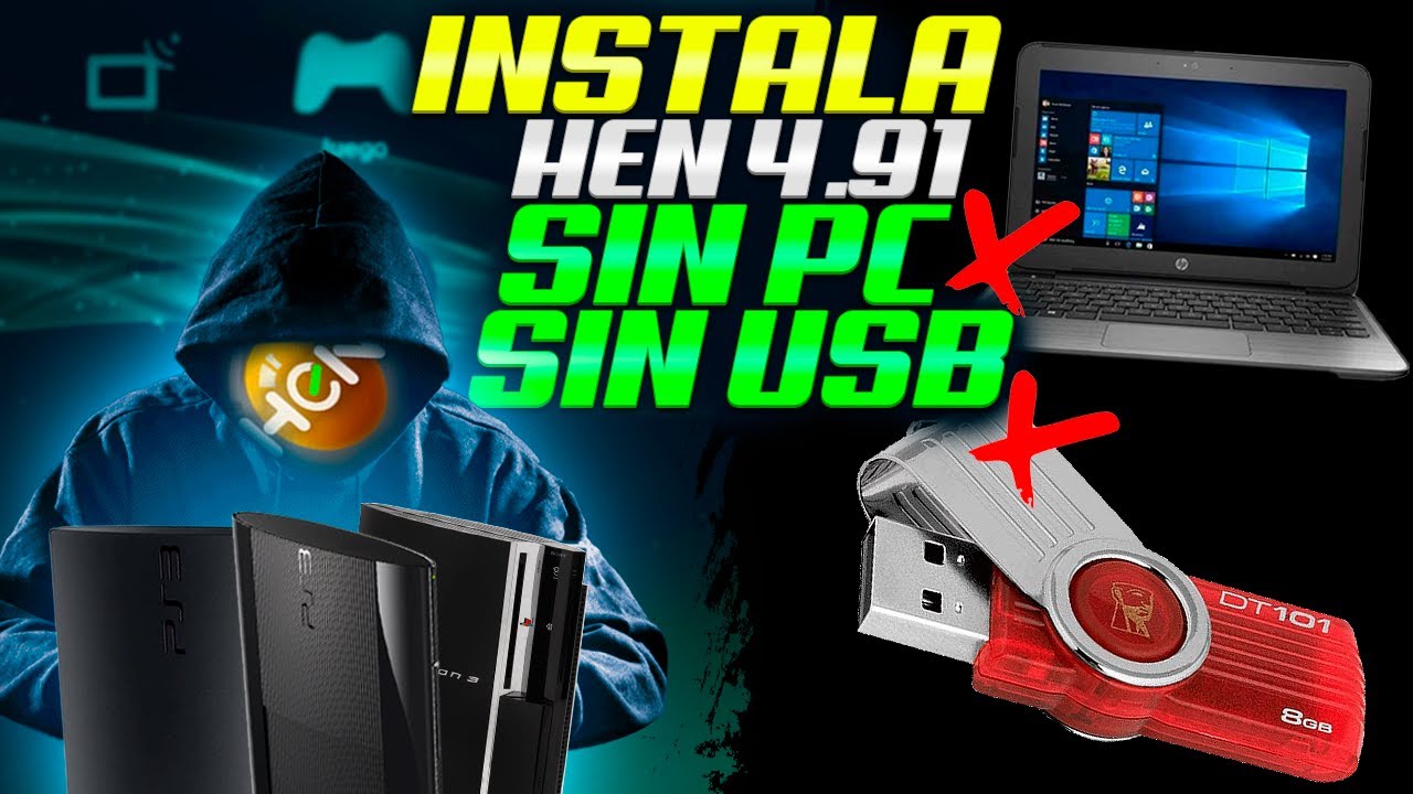 Como👉INSTALAR HEN 4.91👉SIN PC👉SIN USB🔸TUTORIAL para NOVATOS🔸2024