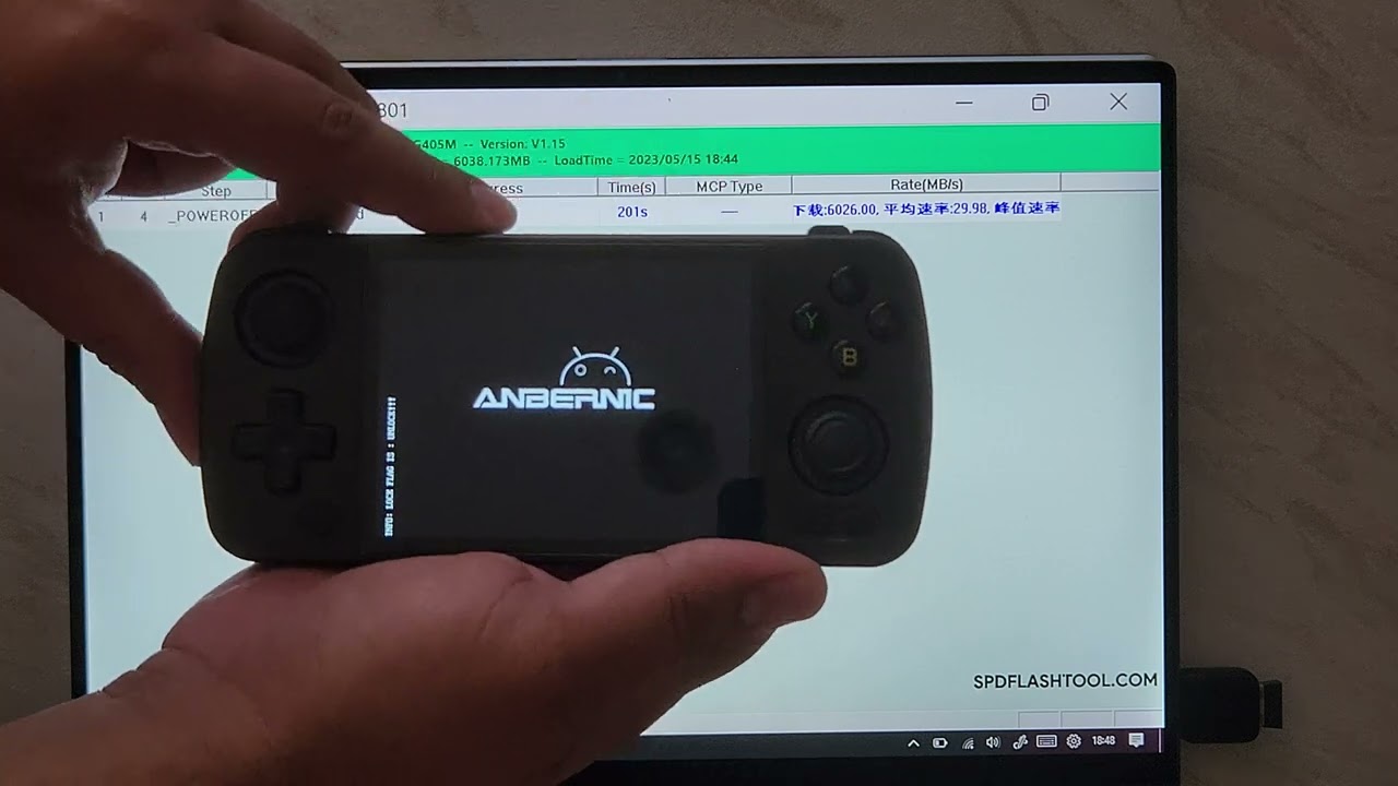 Anbernic RG405M Flash back to stock / unbricking guide