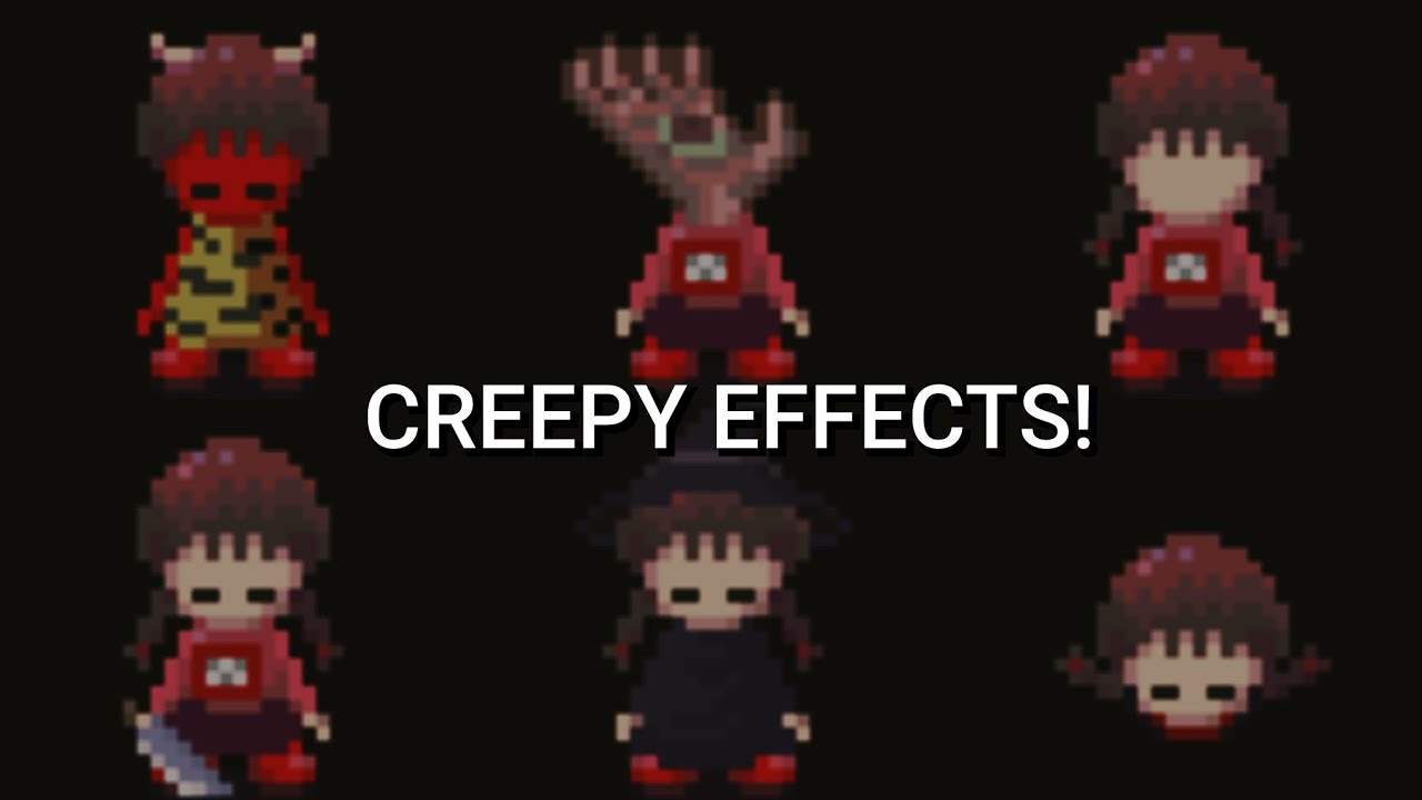 These effects can scary the npcs in Neon World in Yume Nikki