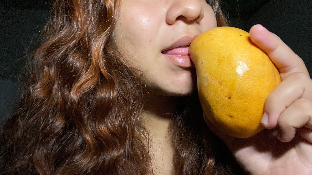 Asmr 💆🏻‍♀️comiendo mango 🥭 parte 2 @LIZASMR23 #asmr