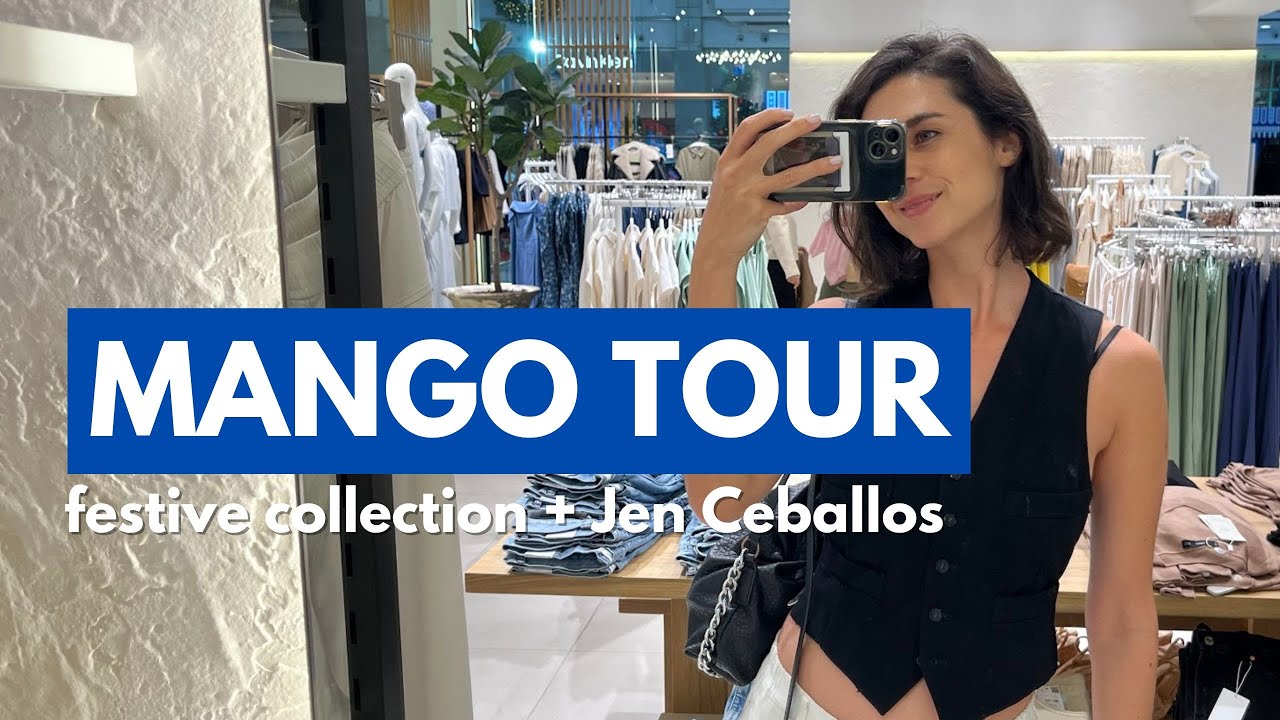 MANGO tour + Jen Ceballos | Ideias de Looks De Natal e Ano Novo | Inverno 2024 | Winter Collection