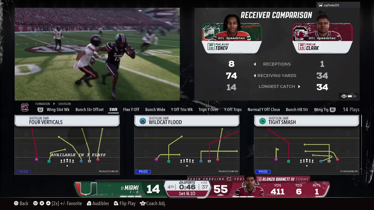 S2 South Carolina week 1