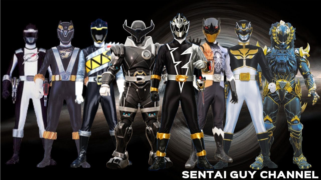All Black Rangers of Super Sentai (1979-2019)
