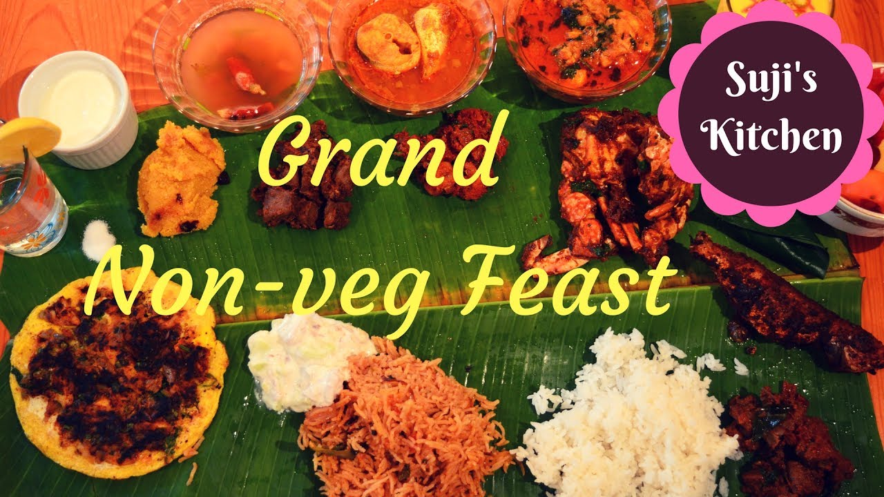 17 வகையான அசைவ மாப்பிள்ளை விருந்து|| Grand Non-Veg Feast -1