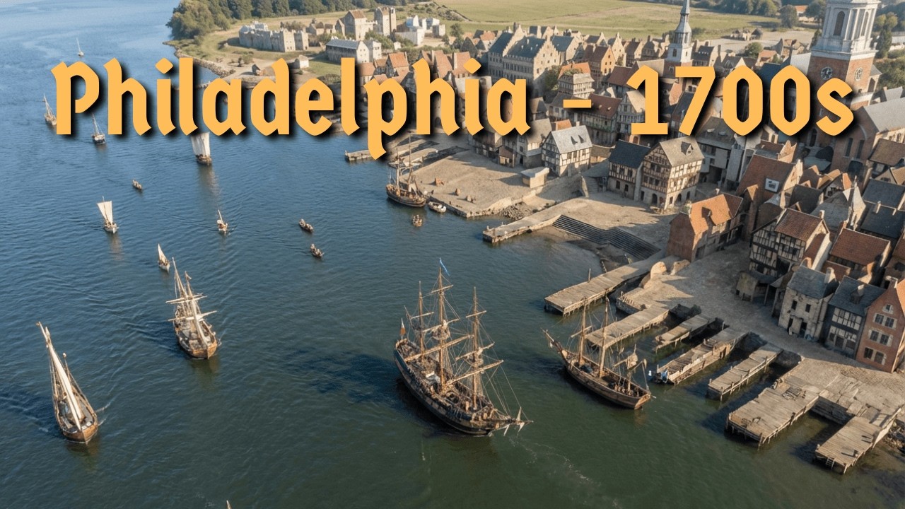 Philadelphia 1700s (AI Reconstruction)