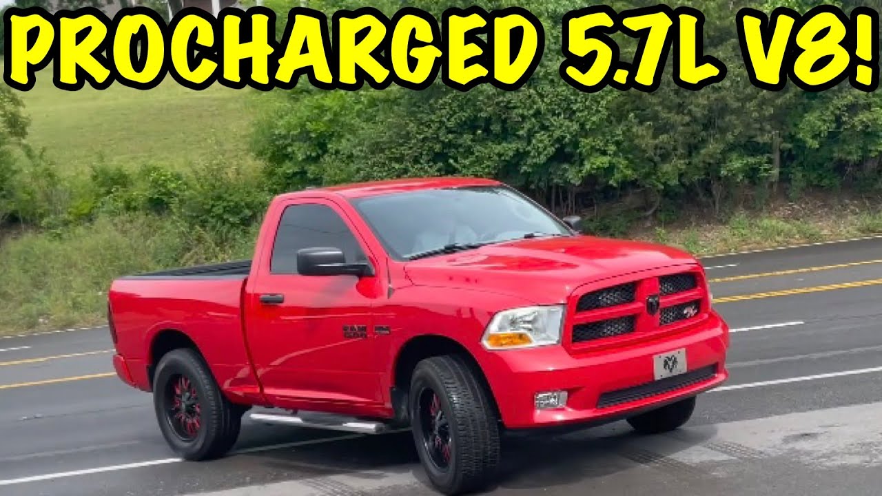 Procharged RAM 1500 5.7L HEMI V8 w/ Magnaflow Glass Packs!