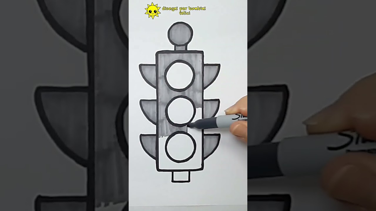 Disegniamo un semaforo Semafori #semaforo #semafori