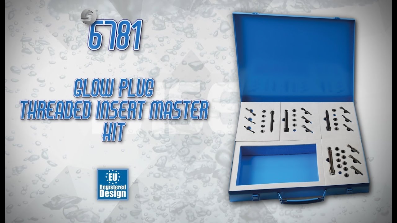 6781 | LaserTools Glow Plug Threaded Insert Kits