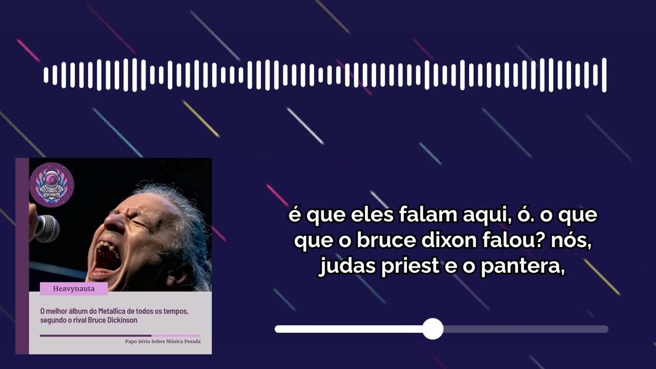 O melhor álbum do Metallica de todos os tempos, segundo o rival Bruce Dickinson | Heavynauta