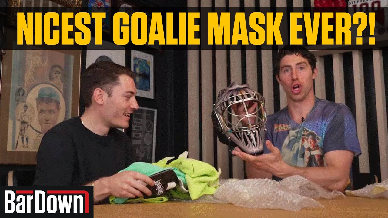 WE DESIGNED THE COOLEST GOALIE MASK EVER