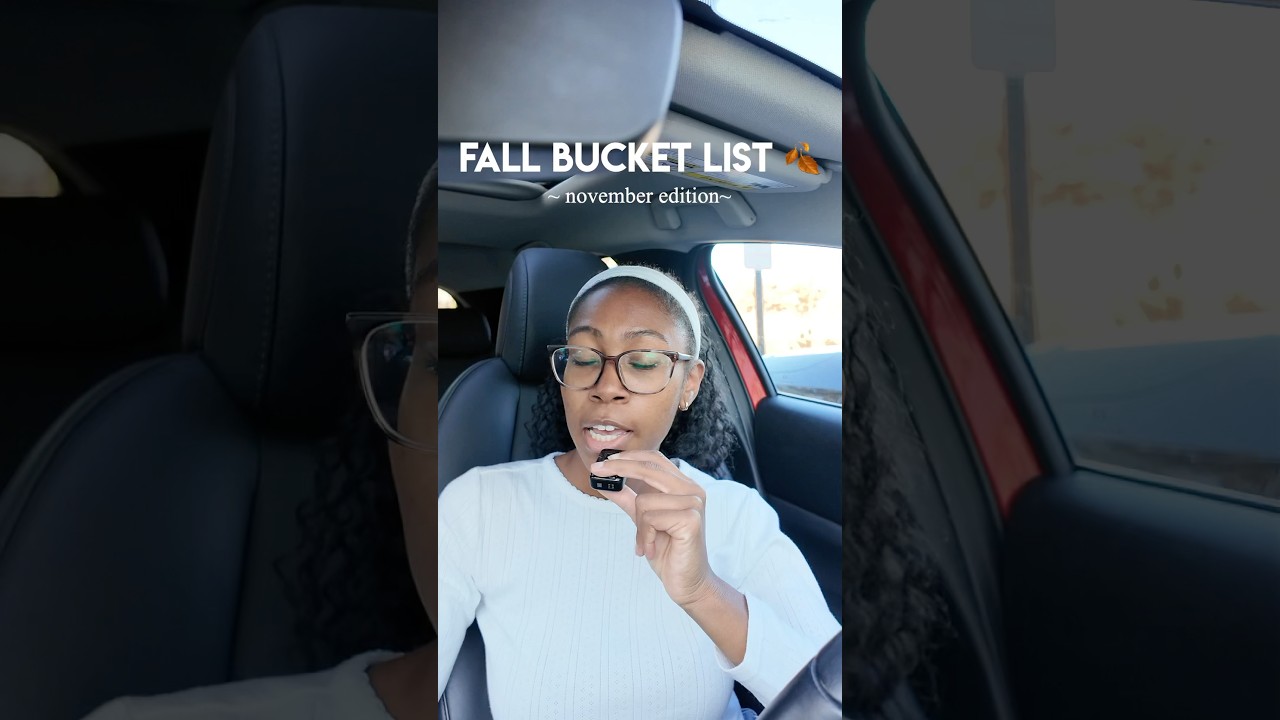 NOVEMBER BUCKET LIST 🍂 #fallbucketlist #november