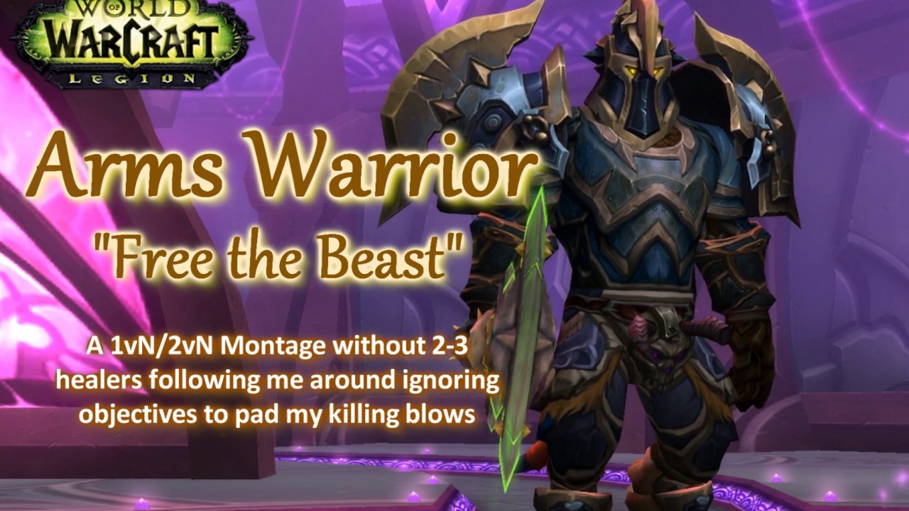 WoW Legion PvP |  Arms Warrior 1vN/2vNs 