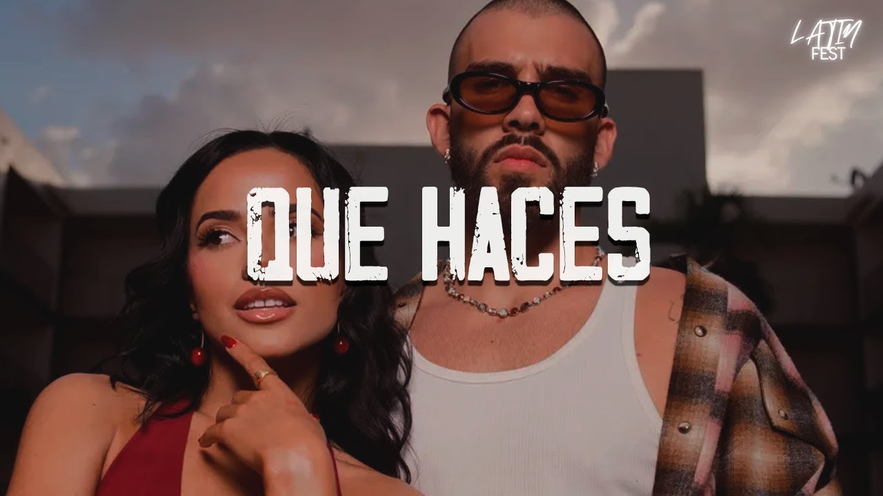 Becky G, Manuel Turizo - QUE HACES (Letra)