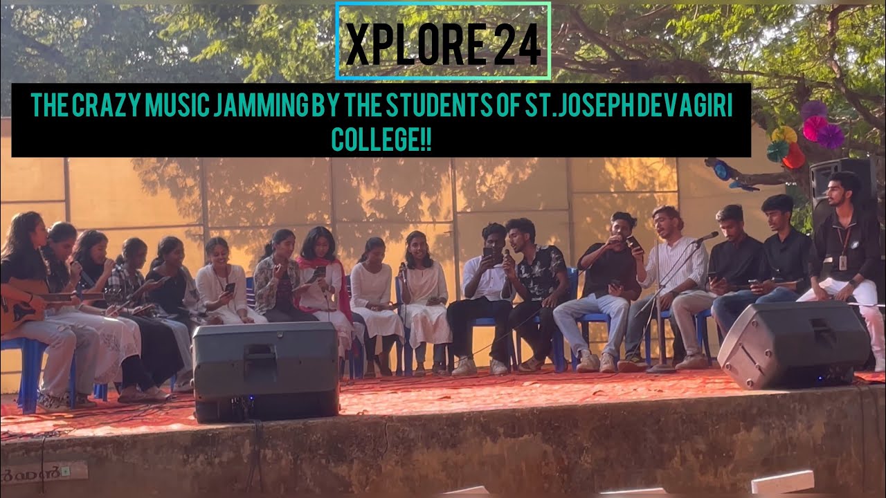 The crazy music jamming by the students of devagiri!!