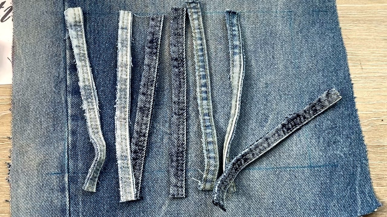 Вы даже не представляете, как использую швы от джинсов DIY мастер класс