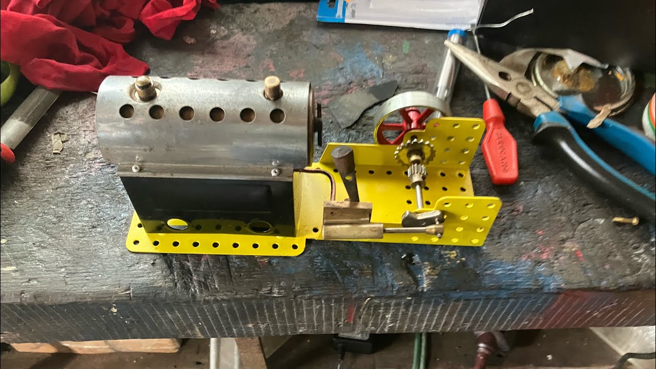 Mamod / Meccano steam engine restoration.