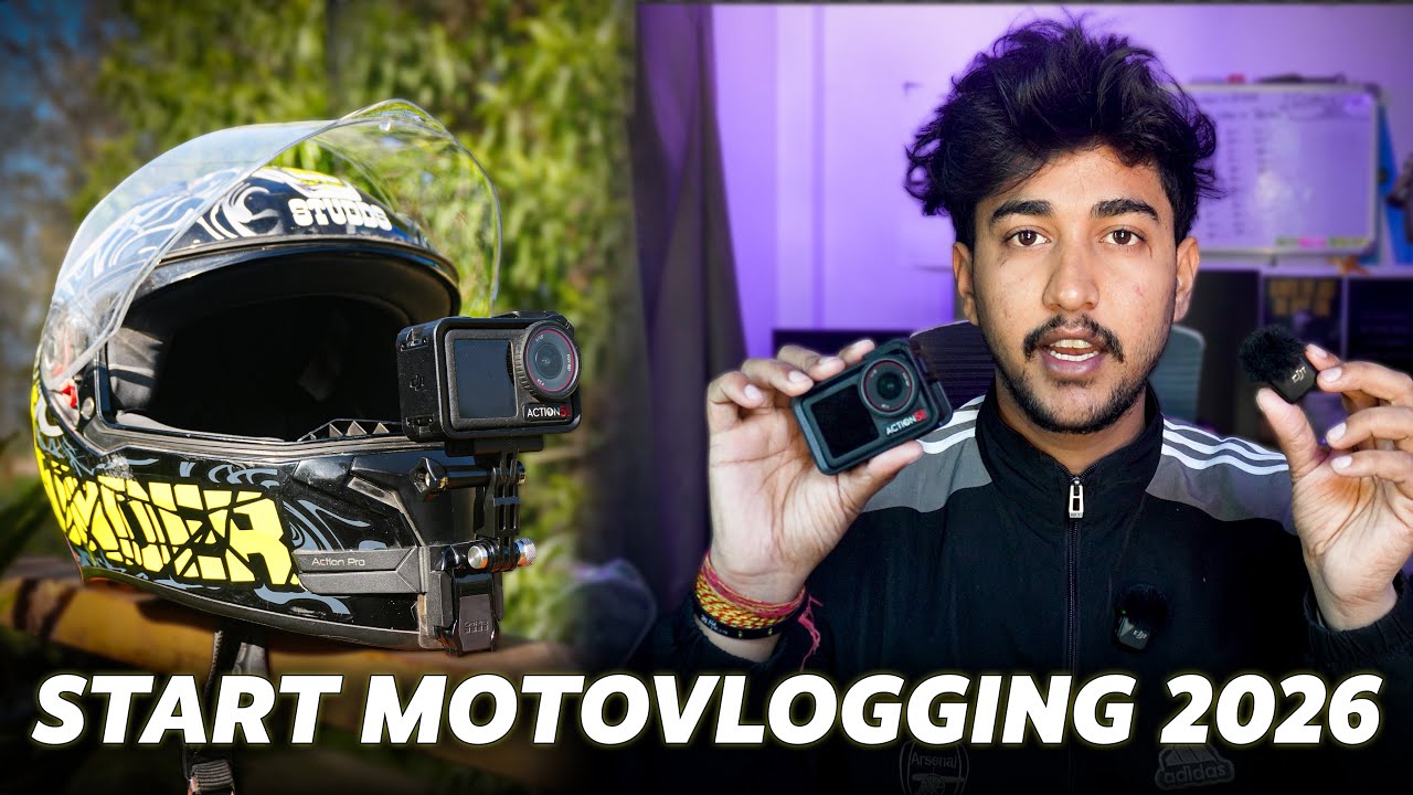 Start Motovlogging in 2026 with DJI Action 5 Pro + DJI Mic Mini | Best Budget Setup Explained