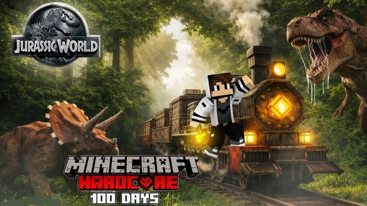 I Survived 100 Days in Amazon Jungle in Hardcore Minecraft (Hindi)