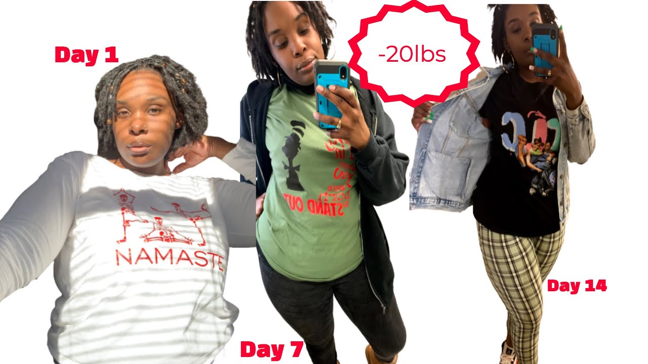 14 DAY LIQUID DIET | DAY TO DAY RESULTS (dramatic) #Weightloss