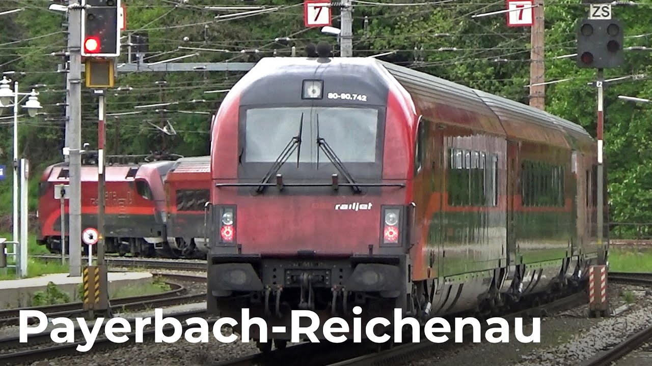 Osterreichisch Züge Vlog #75 - Payerbach Reichenau Bahnhof 17.05.2023