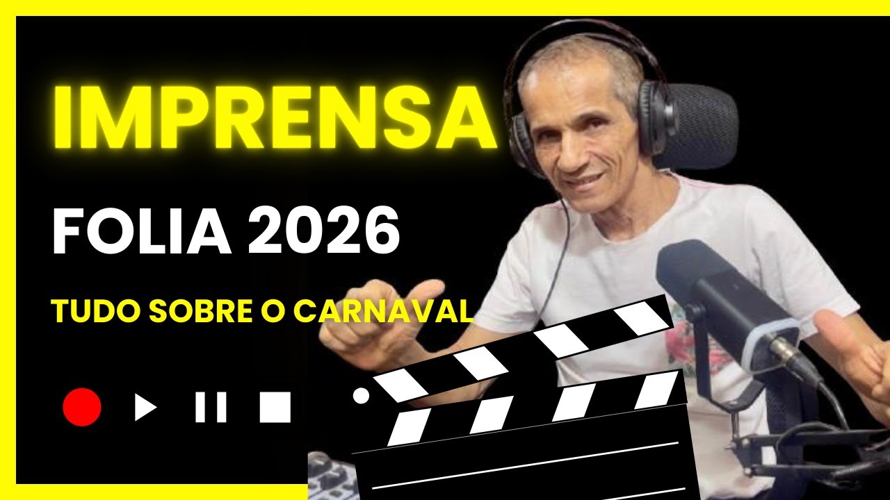 IMPRENSA FOLIA 2026 🎉 | com Todas as Not&iacute;cias do Carnaval de Corumb&aacute; e Regi&atilde;o!