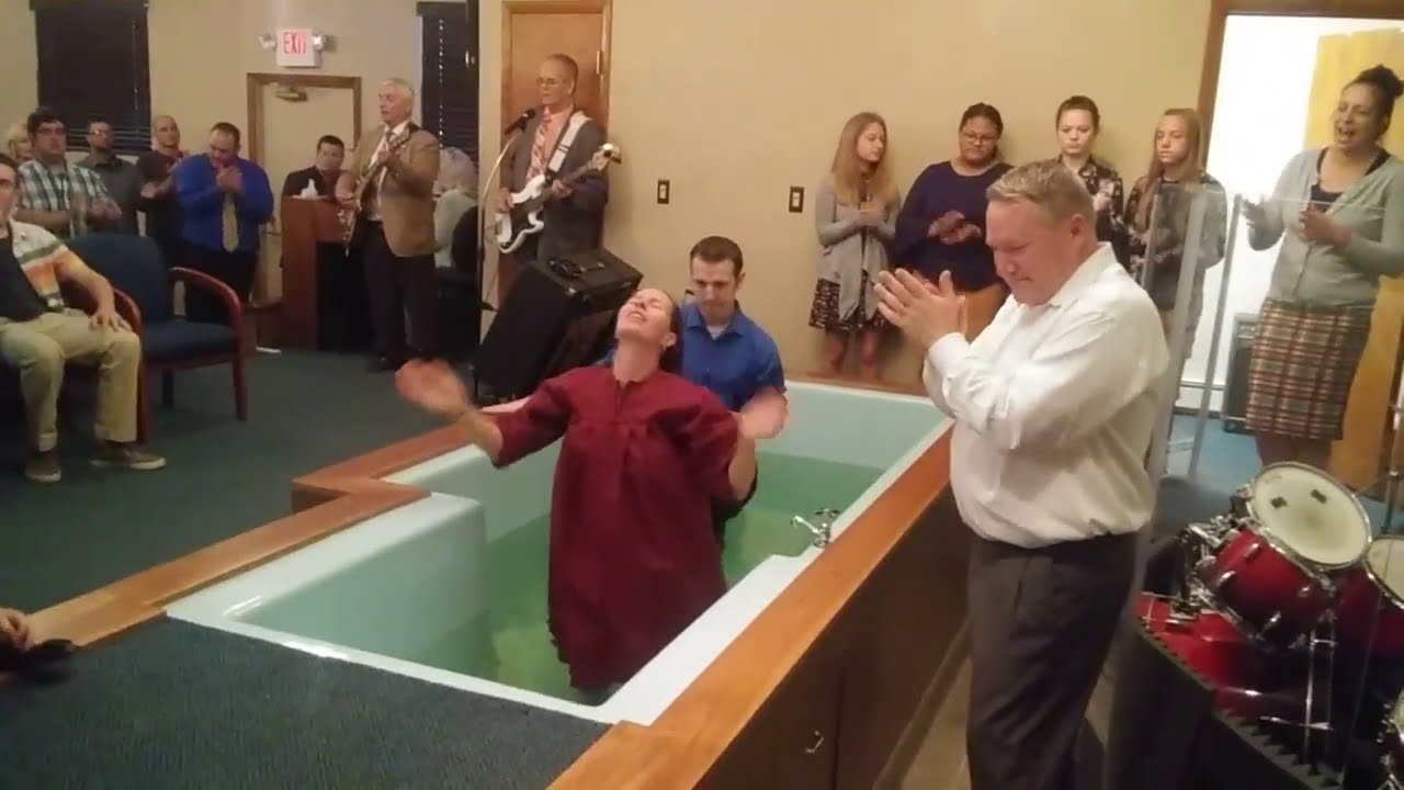 Adrian's Baptism in Jesus Name at Evening Light Apostolic Church