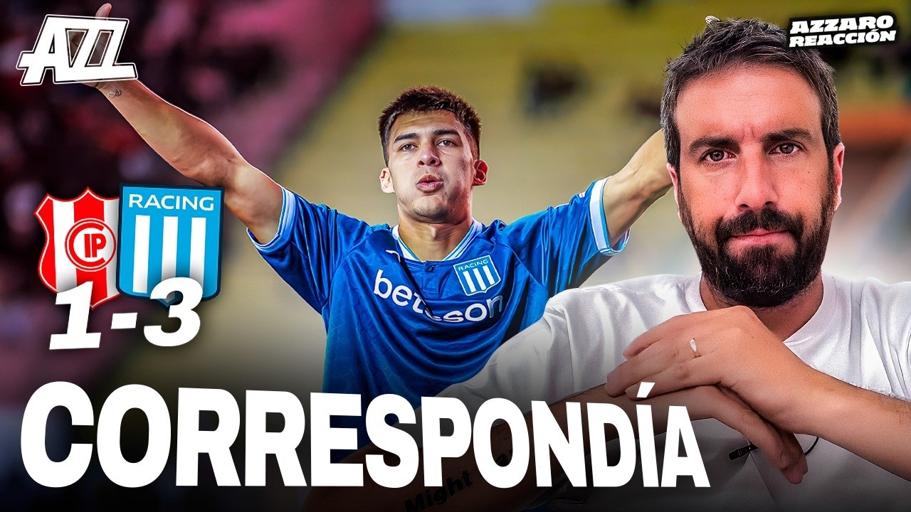 AZZARO REACCI&Oacute;N - RACING LE GAN&Oacute; 3-1 A INDEPENDIENTE PETROLERO DE BOLIVIA POR COPA SUDAMERICANA