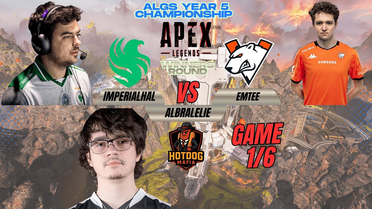 Falcons vs VP vs Hotdog Mafia - Winners Round - ALGS Year 5 Championship | Apex Legends