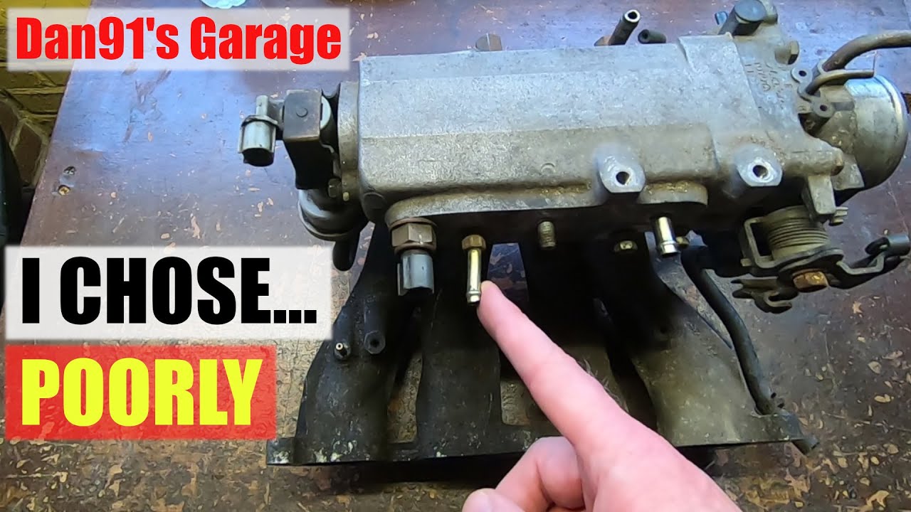 Scruffy 4efte inlet manifold restoration. Can it be saved? | Toyota Starlet 4efe turbo build.