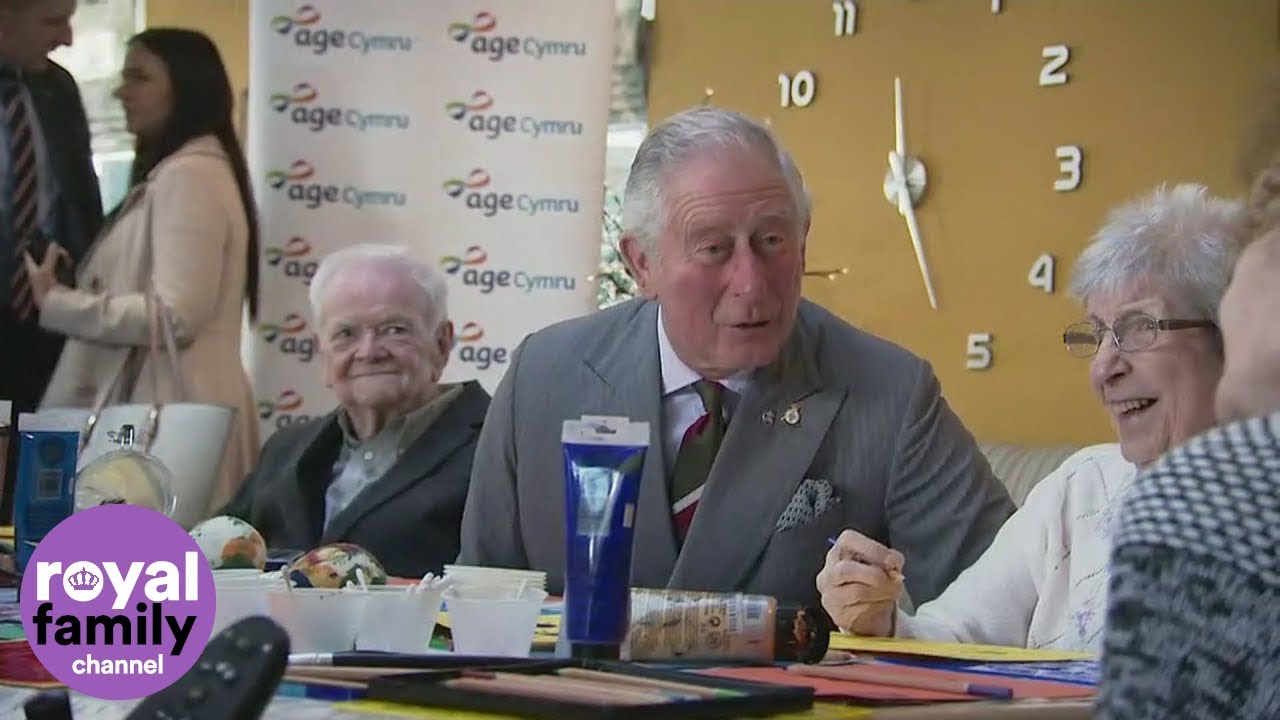 Prince Charles' visit to care home makes residents smile