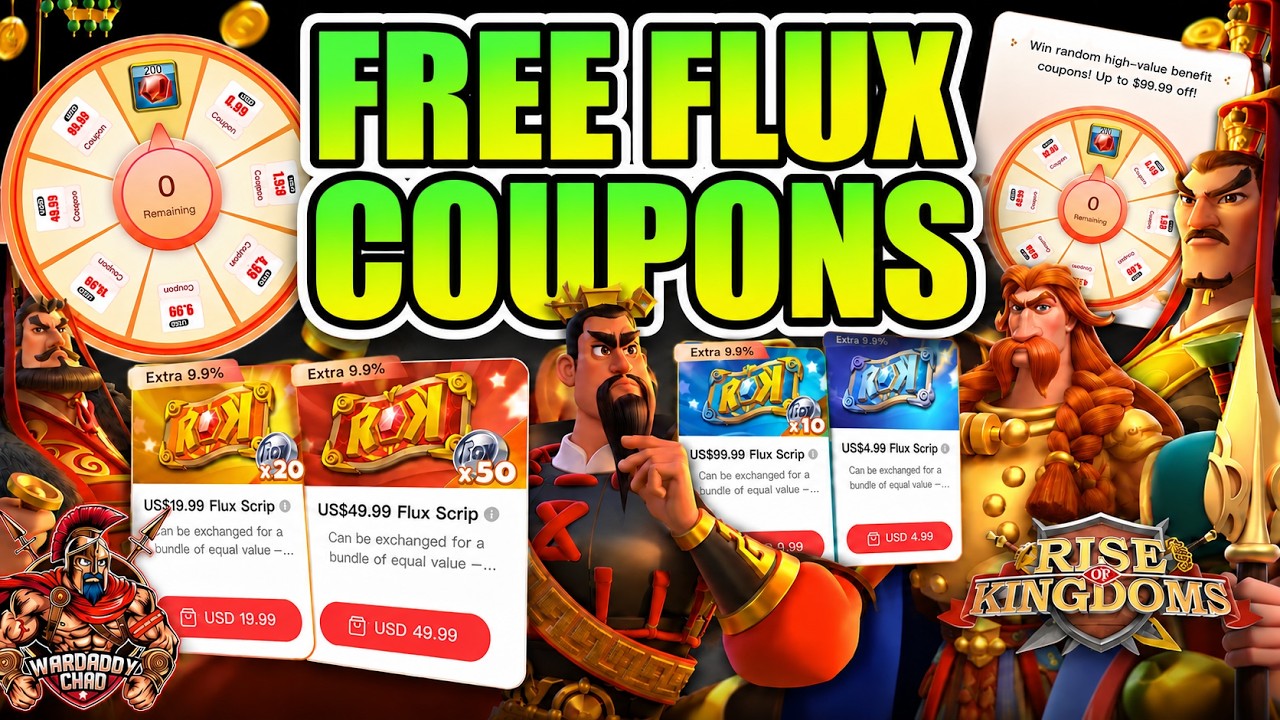 Free Coupon For Flux: Everyone Check This Out! - Rise of Kingdoms