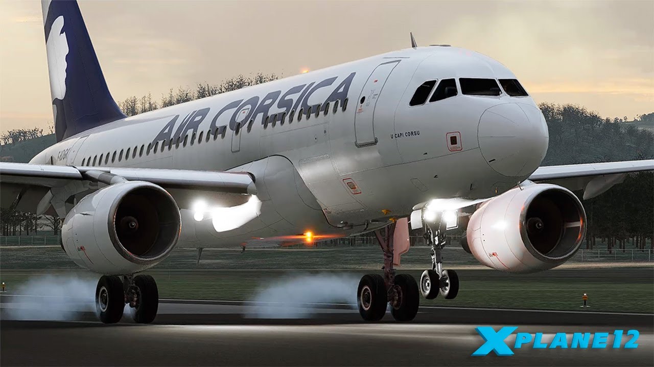 A319 Air Corsica - MARSEILLE ✈ FIGARI Sud-Corse I XP12