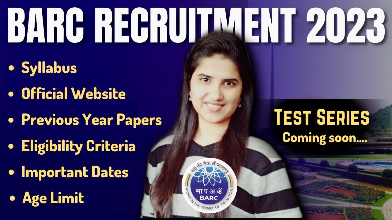 BARC Recruitment 2023 | BARC EXAM 2023 | Scientific Officer Group AIComplete Information|Test Series