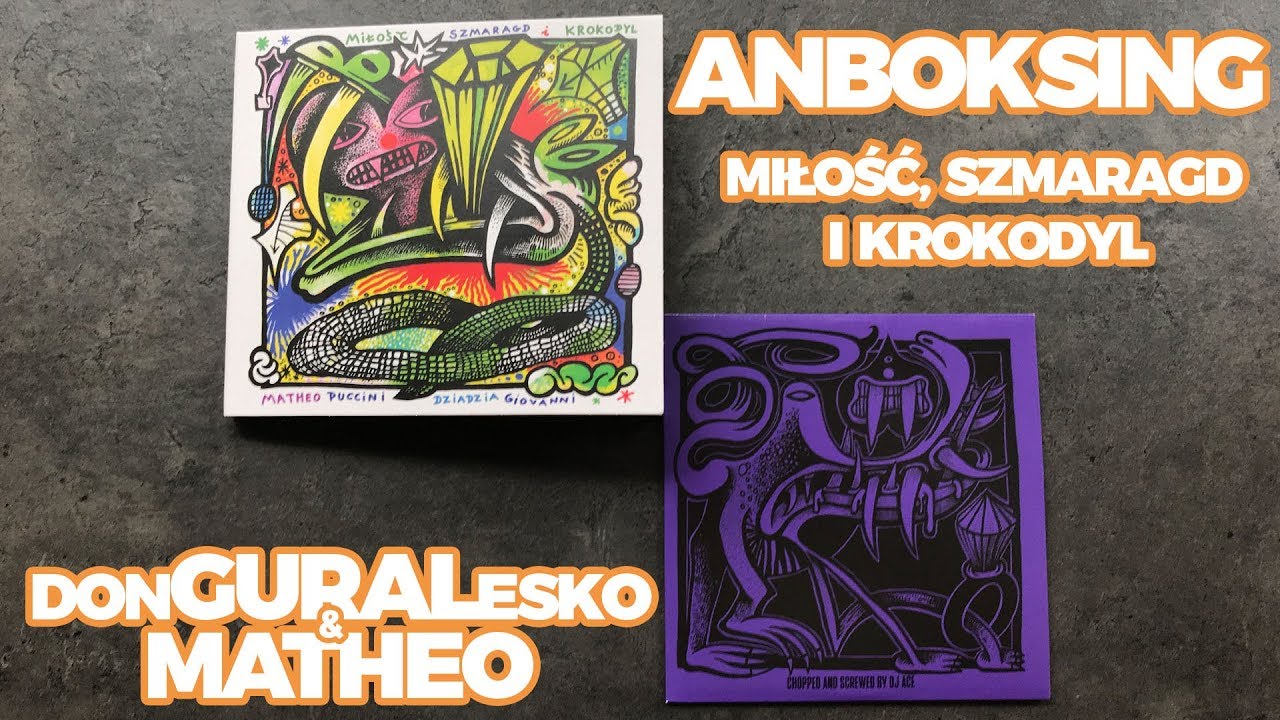 Unboxing - donGURALesko & Matheo - Miłość, szmaragd i krokodyl - edycja preorderowa + konkurs