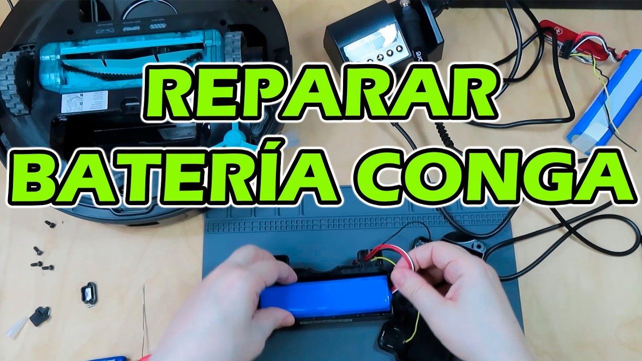 Cómo reparar la batería de tu CONGA cambiando el módulo interno 🔋🛠️ #Conga #Reparación #Aspirador