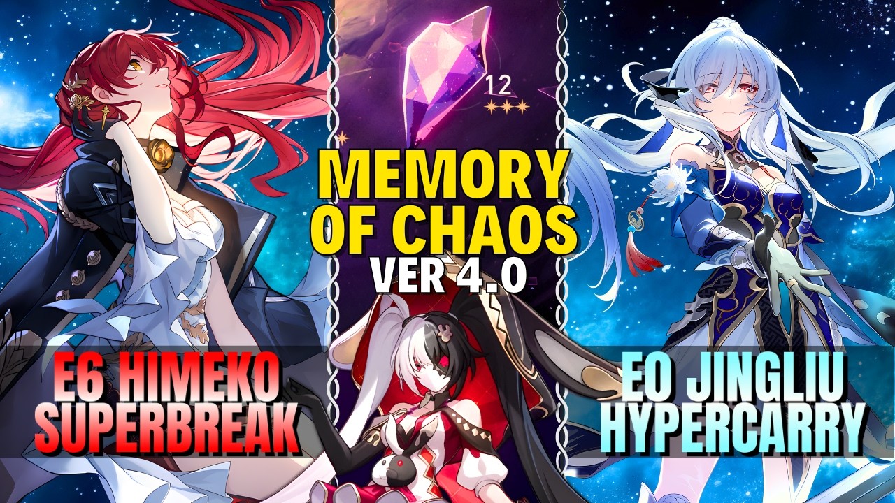 E6S1 Himeko Superbreak x E0S1 Jingliu Hyper | Memory of Chaos 4.0 | Floor 12 | Honkai: Star Rail