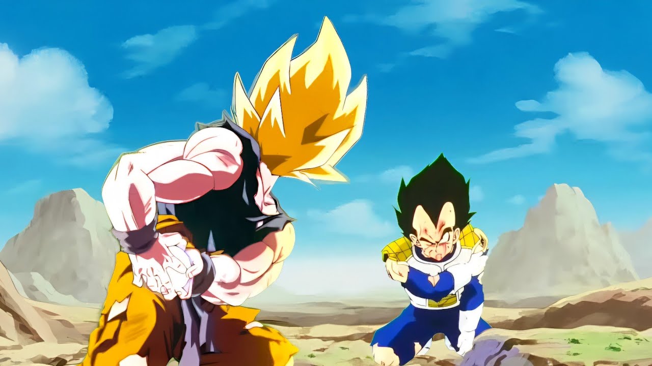 &iquest;Que pasar&iacute;a si Goku se convierte en Super Saiyajin contra Raditz? #2