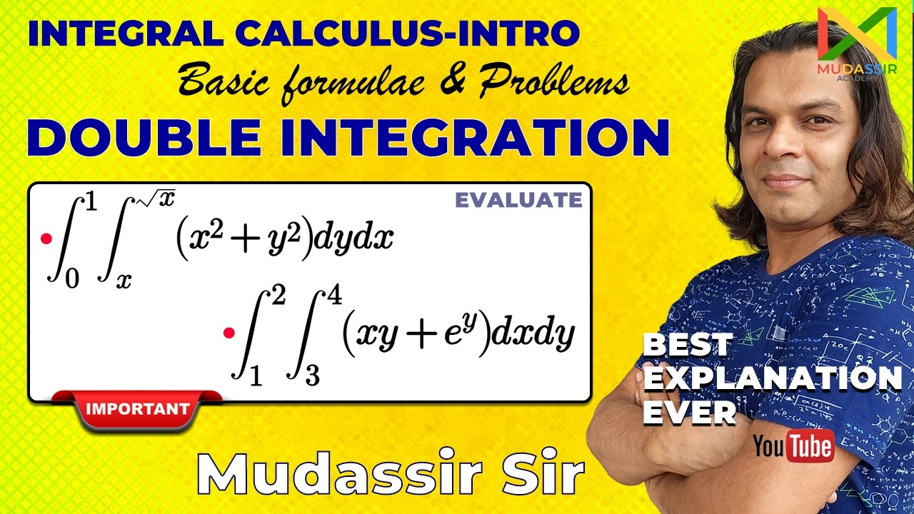 Integral Calculus Intro Double Integration Problems | Engineering Mathematics 1st Year For VTU other