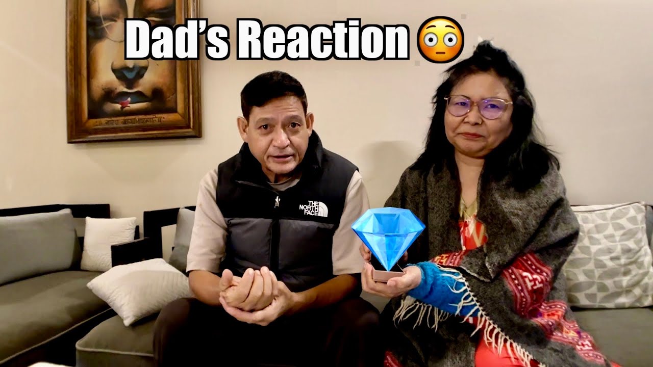 My Dad Saw My Engagement Diamond Ring for the FIRST Time 💍