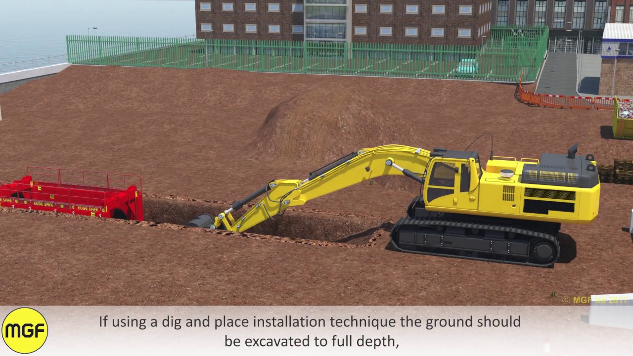 MGF | High Clearance Trench Box Base | Safe System of Work