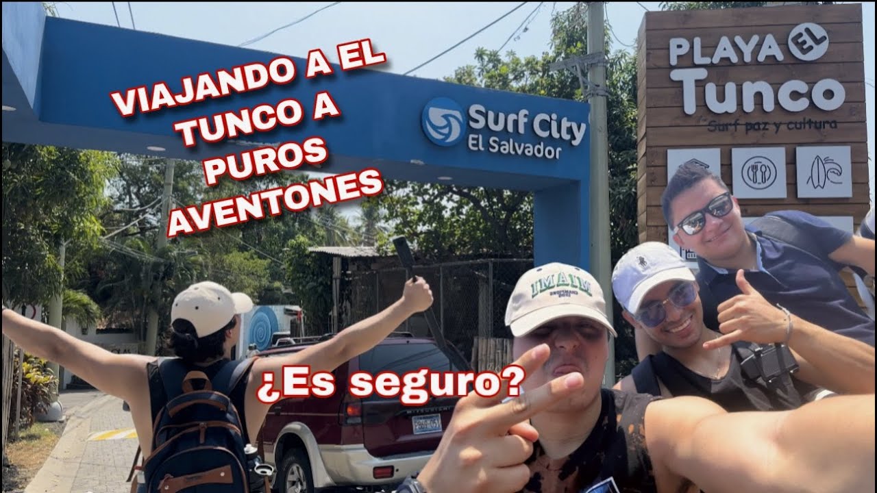 Viajando a El Tunco a puros aventones (El Salvador)
