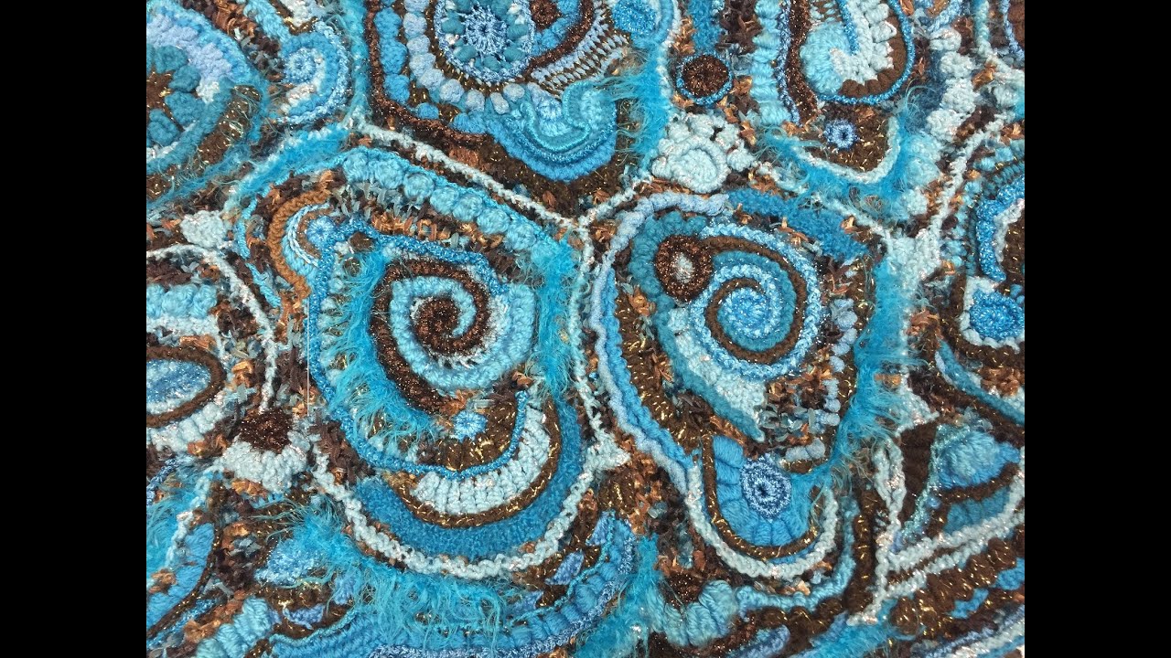 ФРИФОРМ : БЛОКСТОЛБИКИ -- мастерская Ирины Кузнецовой / FREEFORM --KNITTING / Crochet Freeform / 钩边