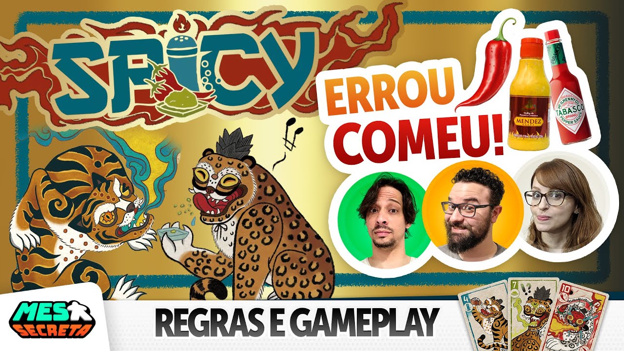 Spicy | Regras e Gameplay | Errou, comeu pimenta