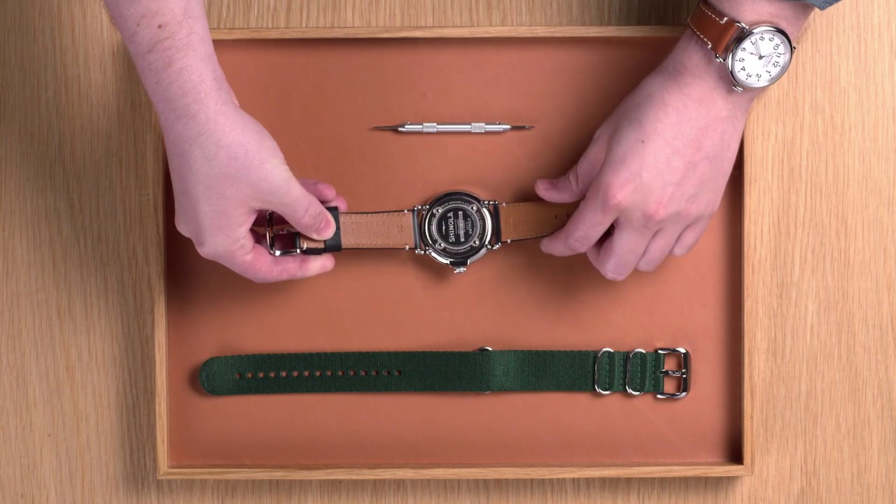 Shinola How-To | Swap Your Traditional Strap For A G10 Strap