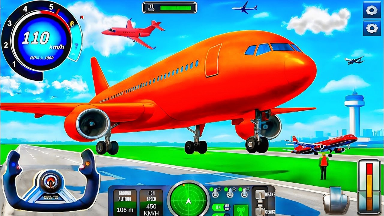 City Pilot Airplane Journey Gameplay – Realistic Flight Simulator Adventure | Super Gaming