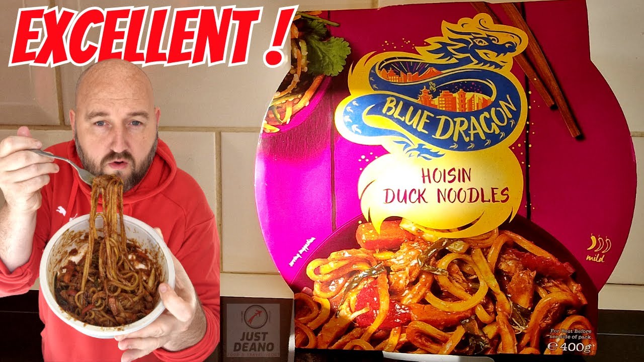 These HOISIN DUCK NOODLES by BLUE DRAGON are EXCELLENT !!! - Iceland Exclusive Brand - FOOD REVIEW