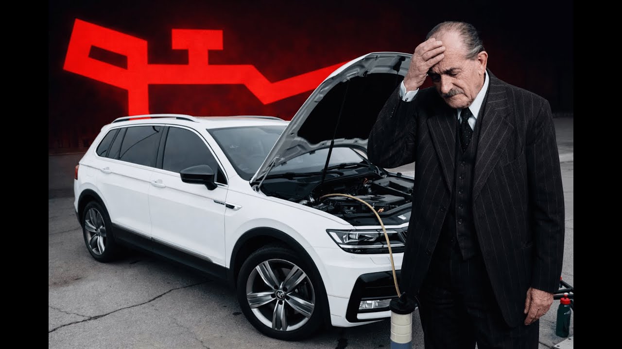 Что Я сделал с Tiguan’ом… такой замены масла мотор не ожидал.