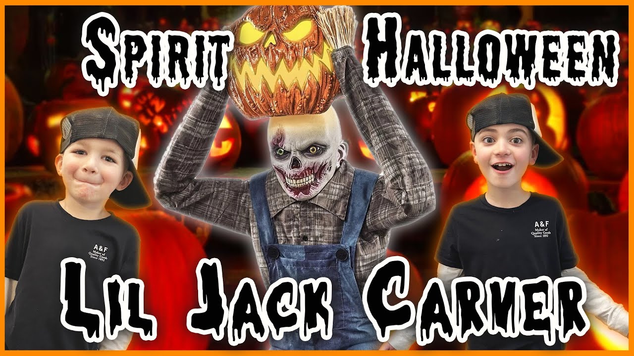 Spirit Halloween 2023 Lil Jack Carver unboxing and demo | new spirit Halloween 2023 animatronic